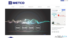 Desktop Screenshot of metco.com.tw