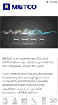 Mobile Screenshot of metco.com.tw