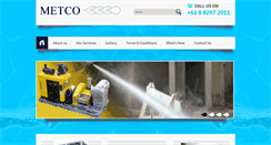 Desktop Screenshot of metco.com.au
